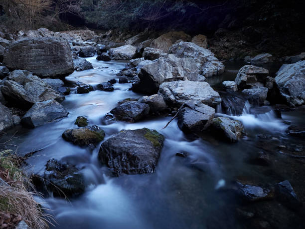 istock River at Settsu-kyo Gorge, Takatsuki, Osaka, Japan 1302440913
