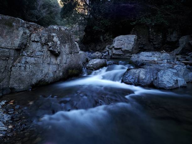 istock River at Settsu-kyo Gorge, Takatsuki, Osaka, Japan 1302440934