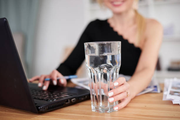 istock Businesswoman working in office 1302447688
