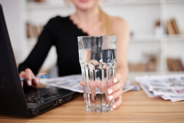 istock Businesswoman working in office 1302447744