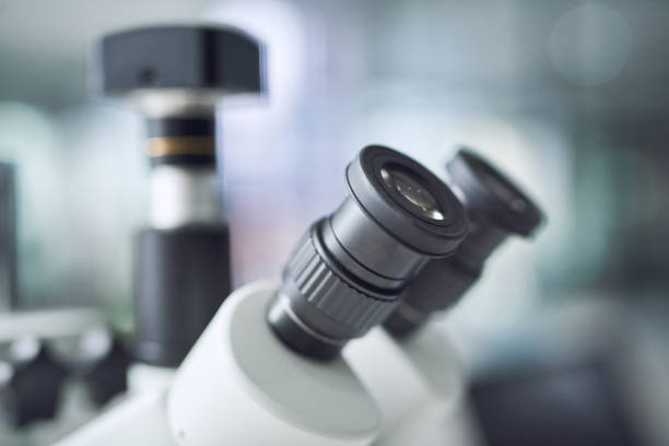 Shot of a microscope in a modern laboratory