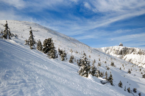 istock Winter mountain landscape in the Karkonosze Mountains. 1302457809