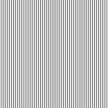 Vector seamless striped pattern. Vertical lines endless texture. Repeatable simple black and white background.