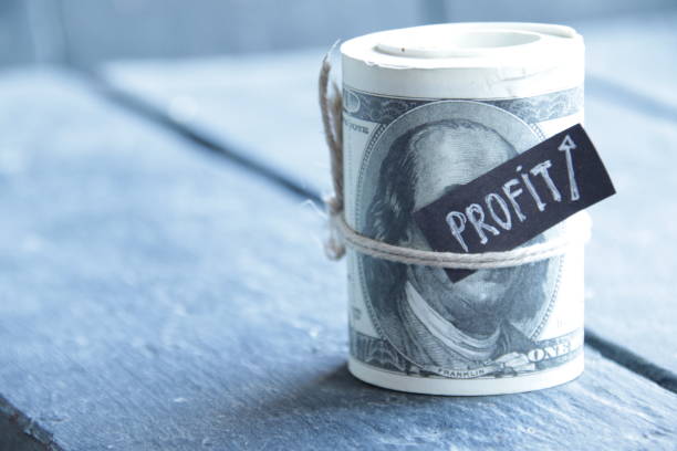 istock Profit Creative business concept. 1302468163