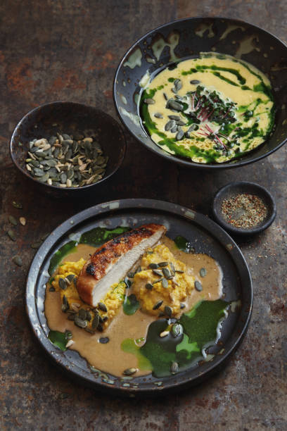 istock Chicken Breast With Pumpkin Puree 1302468386