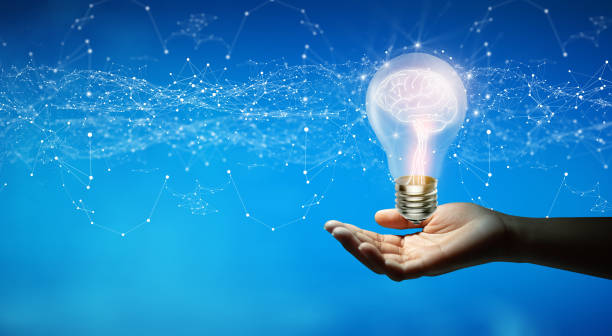 istock Creative and innovation inspiration. Business Bright idea concept. Copy space. 1302472842