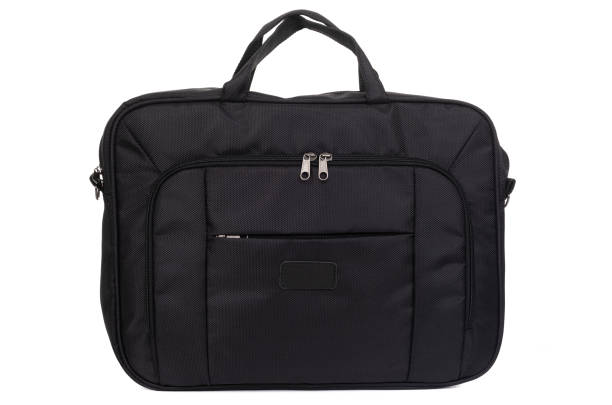 istock men`s expensive leather bag on a white background 1302475940