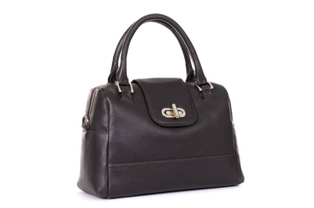 istock black leather women bag isolated on white background 1302475954