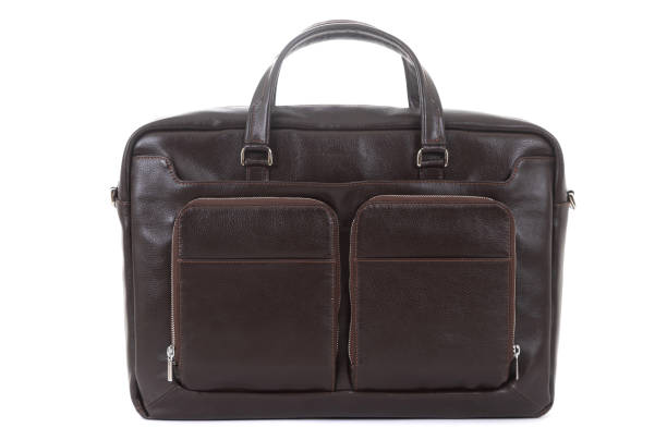 istock male leather expensive briefcase on a white background 1302476022