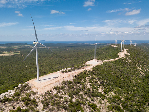 Photos of Wind Turbines taken in Sobradinho, bahia state - Brazil