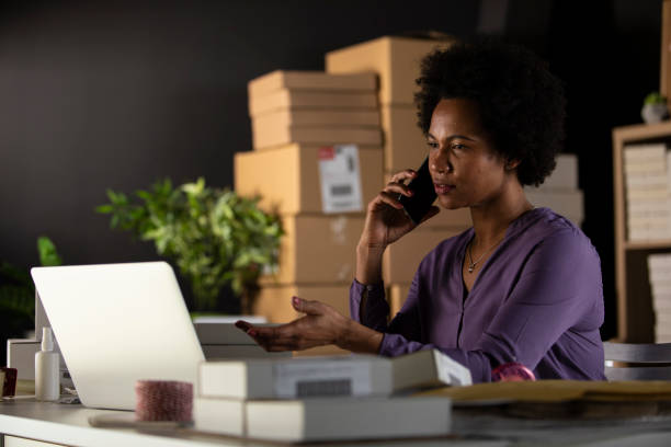 istock Discussing ideas and problems of the new business over a conference call 1302477873