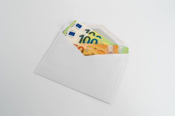 istock Euro Banknotes Cash in Envelope 1302480606