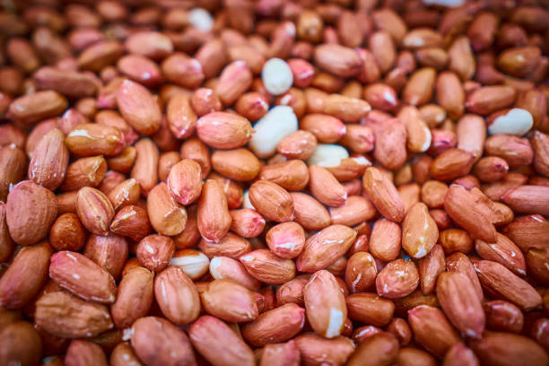 istock Heap of raw peanut 1302480624