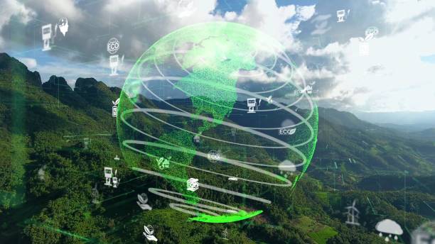 istock Future environmental conservation and sustainable ESG modernizat 1302490659