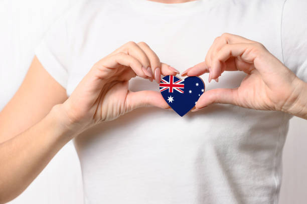 istock Love Australia.  Australian patriotism concept 1302497680