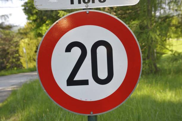 istock 20 kilometers per hour speed limit sign 1302518741