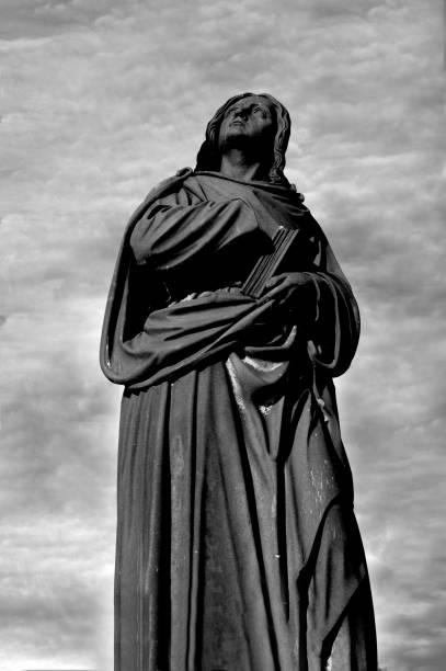 istock Statues on Charles Bridge, Prague, Czech Republic 1302522758