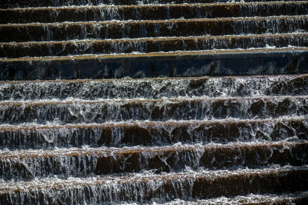 Waterfall in park in Brisbane.