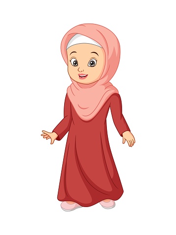 Beautiful Muslim woman in hijab