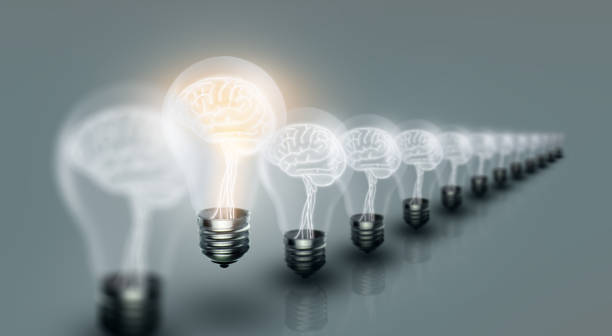 istock Creative and innovation inspiration. Business Bright idea concept. 3D Render. 1302523838