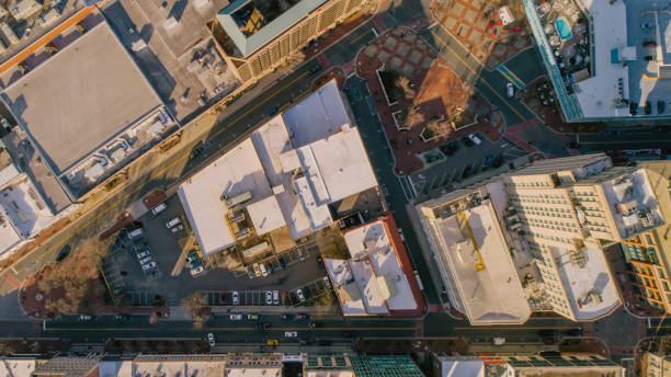 istock Aerial over Durham, North Carolina 1302524858
