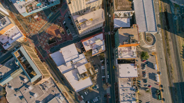 istock Aerial over Durham, North Carolina 1302524874