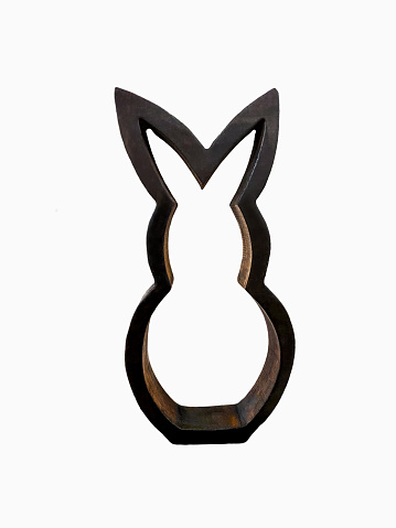 Bunny cut out with white background