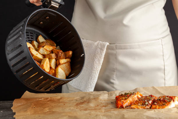 istock home made fish and potato chips with air fryer 1302529544