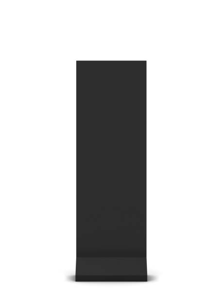 istock Blank display stand for advertising mockup 1302533081