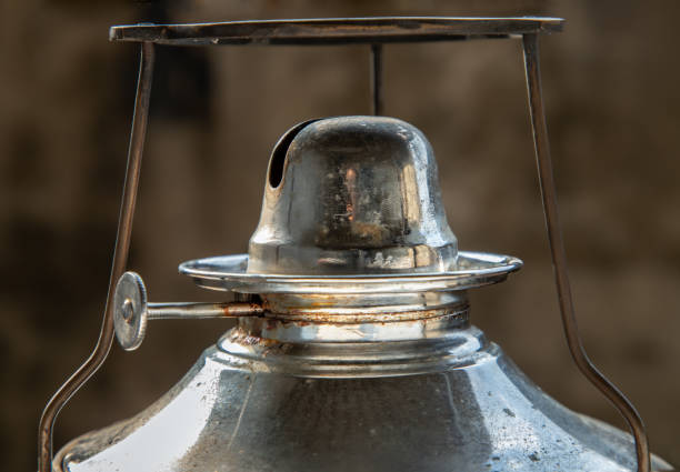 istock Close up of Ancient kerosene (oil) lamp. 1302533266