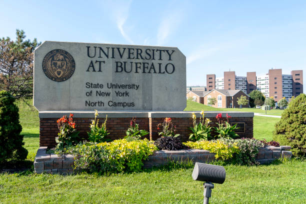 universidad en buffalo north campus. - buffalo new york state fotografías e imágenes de stock
