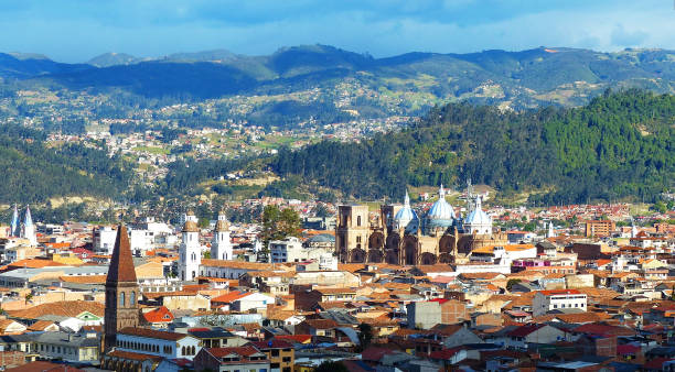 istock Panoramic view of the city Cuenca, Ecuador 1302542729
