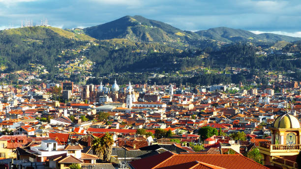 istock Panoramic view of the city Cuenca, Ecuador 1302542804