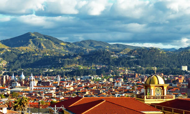 istock Panoramic view of the city Cuenca, Ecuador 1302542829