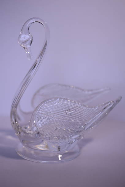 istock Glass swan ornament 1302549268