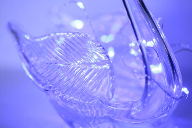 istock Glass swan ornament 1302549306