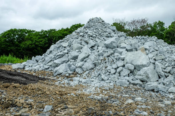 istock A pile of building crushed stone crushed stone at a construction site 1302551347