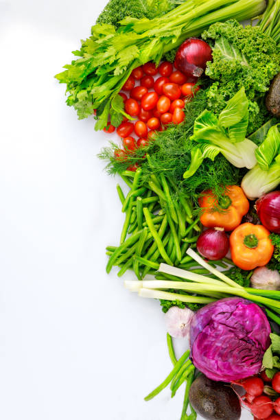 istock Assortment of fresh healthy vegetables. 1302557729