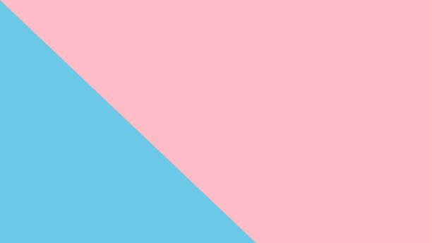 istock pink and soft blue color pastel soft for banner background, simple pastel color in top view for background 1302558606