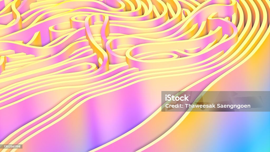 Motion Texture Pattern Colorful Gradient Abstract Eccentric 3d Spline Wavy Motion Movement ...