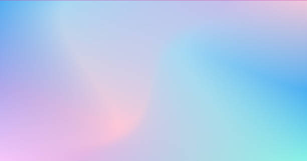 fundo iridescente holográfico, unicórnio colorido de folha de arco-íris abstrato, belo pastel de cor arco-íris, fundo abstrato de cor fluida - gradient - fotografias e filmes do acervo