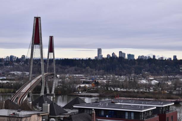 istock Patullo Skytrain Bridge New Westminster Surrey British Columbia Winter 1302566963