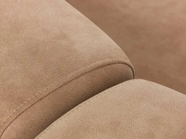 Detail of sofa arm