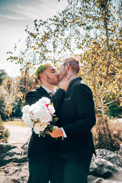 istock gay couple passionate together 1302585457
