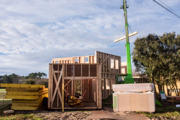istock construction of a modern wooden house 1302586968