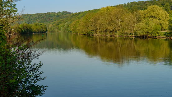 Lake in Park Brdo near Kranj, Gorenjska, Slovenia