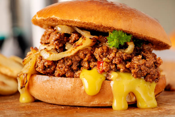 istock Million Steak Burger Sloppy Joe or Millionboef. 1302589392