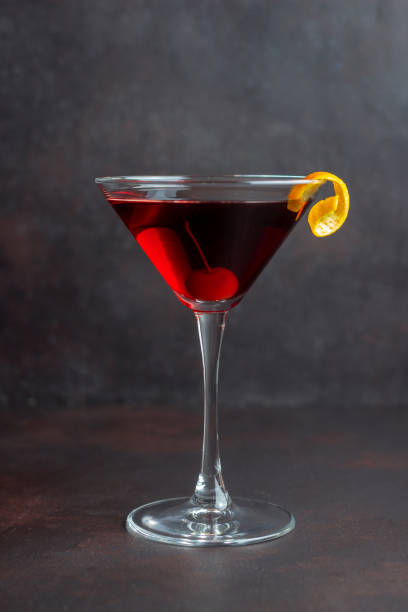 istock Classic Manhattan cocktail. Alcoholic beverages. Bar. Restaurant. 1302592937