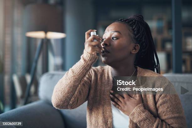 My Chest Is Closing Up Stock Photo - Download Image Now - Asthmatic, Asthma Inhaler, Out of Breath