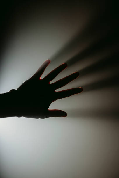 istock Silhouette of a Hand, a Close Up 1302611173